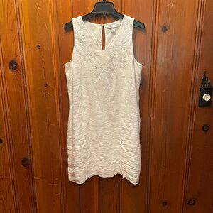 Tommy Bahama 100% linen white dress, Size Large